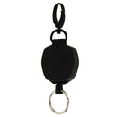 Resilience Steel Wire Elastic Keychain Recoil Retractable Key Ring (Square) A