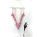Macrame Handmade Wall Hanging Tapestry Tapestries Home Wall Decoration Pink