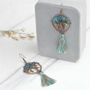 Bohemian Tree of Life Long Tassel Earrings Fringe Drop Dangle Earrings Jewelry !