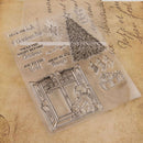 Silicone Clear Stamp Transparent Rubber Stamps DIY Scrapbook Christmas tree ME