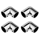 4 Pieces Stainless Steel Boat Marine Hand Rail Fitting Hardware &Screws
