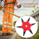 6 Steel Blades Razors Lawn Mower Trimmer Head Grass Eater New Brush Weed H8U8