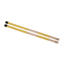 2x Drum Sticks Drumstick Brushes Percussion Parts for Jazz Folk Music Yellow