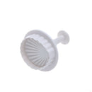 3x Shell Shape Plunger Cutter Fondant Cake Decor Tools SugarCraft Cookie Mold 3C