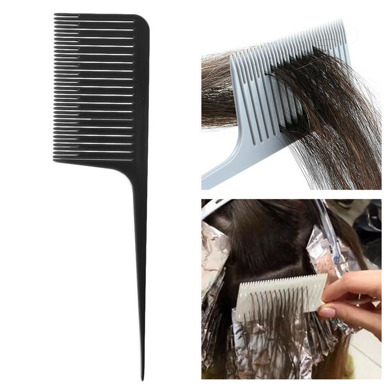Plastic Weaving Highlighting Foiling Hair Comb Salon Dyeing Hair Combs Tool