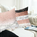 Geometric Cushion Covers Soft Plush Throw Pillow Covers 45Cm X 45Cm Set Of