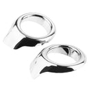 2X ABS Car Front Fogs Light  Lamps Cover Trims Chrome Protector Car For Ford
