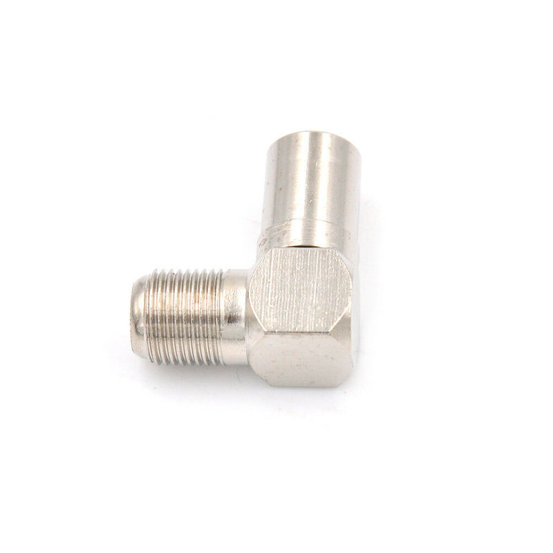 90 DEGREE ANGLED TV PLUG COAX COAXIAL RIGHT ANGLE F-CONNECTOR