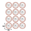 12PCS Eid Mubarak Stickers Label Gift Religious Festival Islamic Y0W3