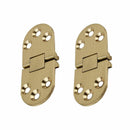 2x Brass Butler Tray Hinge Wearable Screw Folded Table Semicircular Foldin ZBT