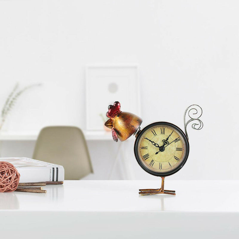 Desk Clock Battery Operated Handmade Chick Shaped Decorative Home Clock Gift