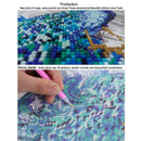 Ocean Dolphins 5D Diamond Painting DIY Embroidery Cross Stitch Home Room Decor