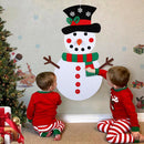 DIY Christmas Felt Snowman Kit Ornaments for Kid Xmas Gift Wall Hanging Decor AU