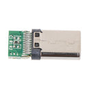 10PC USB-3.1 Welding Male Jack Plug PCB Connector Board Plugs Data Line Terminal