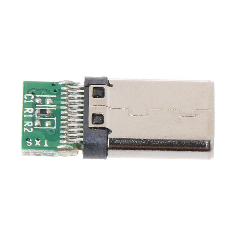 10PC USB-3.1 Welding Male Jack Plug PCB Connector Board Plugs Data Line Terminal