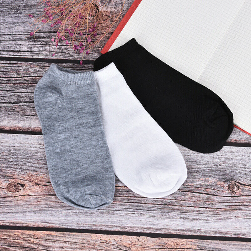 3Pairs Sport Men Socks Breathable Fitted Ankle Socks Short Socks Slippers Meiâ„–[