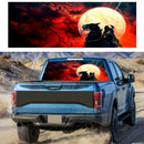 Car Pickup Truck SUV Rear Windshield Grim Reaper Horse Graphic Stickers Decals
