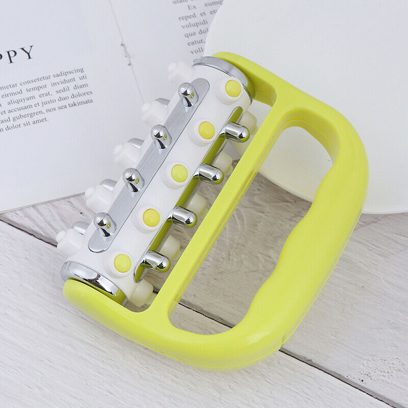 Manual Body Massager Roller Handheld Pain Relief Cellulite Massage Press Roll FT