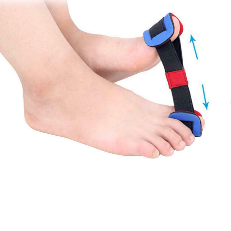 1pc Blue Cloth Hallux Valgus Corrector Elastic Toe Extroversion Fixing Tape