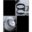 Stainless Steel Insulated Vacuum Thermal Travel Water Bottle Drinks Black