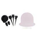 1pcs Professional Reusable Hair Highlighting Silicone Cap Frosting Tipping Metal