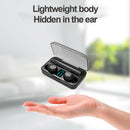 F9 TWS Bluetooth V5.0 Headphone Stereo Earphones Earbuds w/2000mAh Power Bank