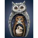 5D DIY Full Drill Diamond Painting Bird Family Cross Stitch Embroidery Kits