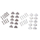 20 Sets Metal Sewing Hooks and Eyes Closure for Trousers Skirt Dress Crafts