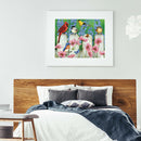 5D Full Drill Round Diamond Painting Home Decor Mosaic (B3269 Flower Birds)