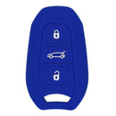 Car Key Protive Cover Holder for BUICK Flip Smart 3 Buttons Remote Key Fob Blue