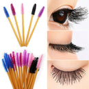 1/50Pcs/Pack Disposable Mini Eyelash Brushes Mascara Applicator Wand Brushe E3A8