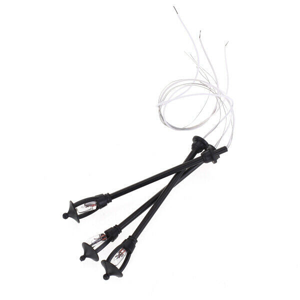 20pcs Mini Lamp LED Lights 1/100 Scale, Diorama Landscaping Making Accessories