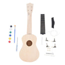 21Inch DIY Wooden Ukulele Kit Tool Handwork Support Painting Children's  IO FT