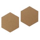 2Pcs Multifunction Cork Board Office Home Photo Background Hexagon Wall Stic Hn