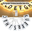 2m 10 LEDs String Fairy Lights Box DIY Letter Garland Holiday Party Lamps
