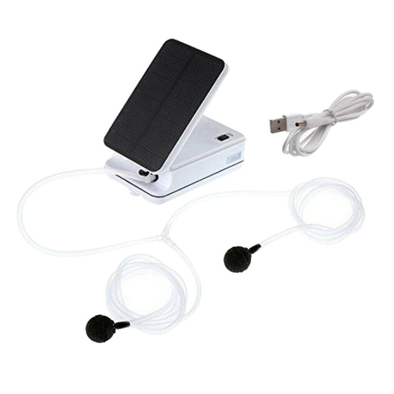 Solar Powered/ USB Rechargable Oxygenator Water Oxygen