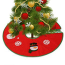 60cm Christmas Tree Apron Non-woven Xmas Tree Skirt Carpet Party Ornaments