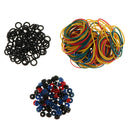100 Tattoo Machine Rubber Bands + 100 O-Rings + 100 Grommet  Set
