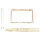 Women Cute Clear Acrylic Box Clutch Crossbody Purse Evening Bag B9D4