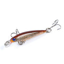 6pcs Minnow Printed Fishing Lures 5cm 2.2g Bionic Bait Artificial Crankbait