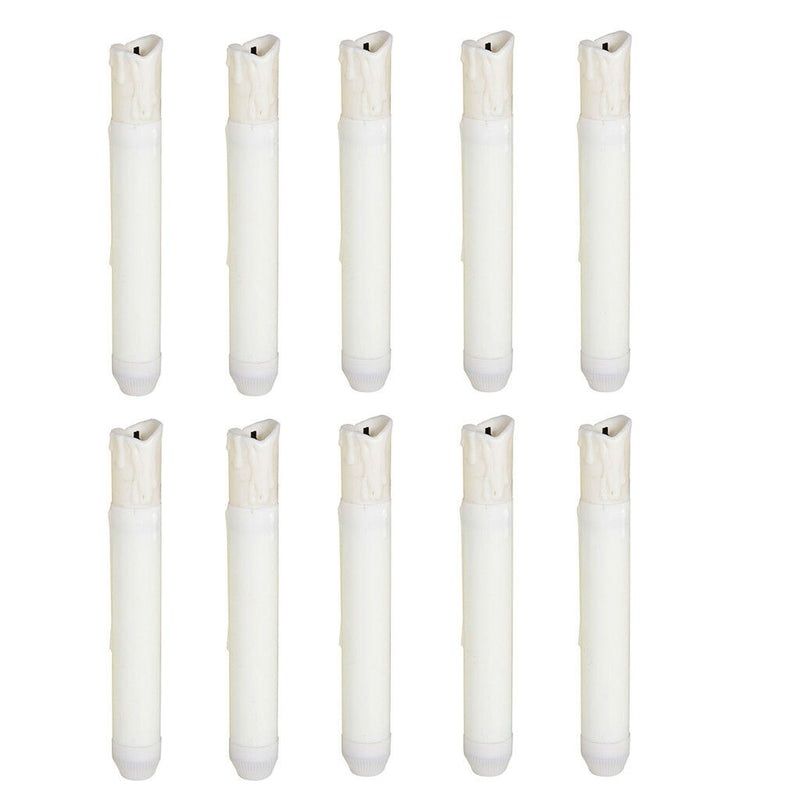 Lot 10pc 155mm Tall Electric LED Candle Flameless Candle Wedding Party Decor