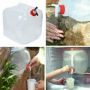 10L Foldable Water Container Storage Carrier Bag Camping Outdoor Picnic E6O6