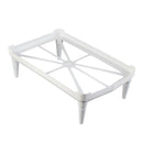 Square Shaped Water Dispenser Stand Holder for Indoor/Outdoor Camping White