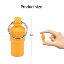 Pet Dog Cat ID Name Address Label Tag Pet Identity Card ID Tube (Orange)