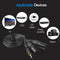 3.5mm Stereo Male to Dual XLR Male Splitter Cable Mixer AUX Adapter Cord #gib