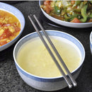 1 Pair Stainless Steel Chopsticks for Sushi Noodle Rice Chinese Chop Sticks New