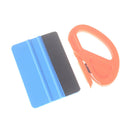 2pcs Zippy Vinyl Safety Cutter Felt Edge Squeegee Scraper Car Wrapping Tools J,a