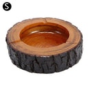 Small Wooden Cigarette Ashtray Portable Ash Tray Business houshold Gifts