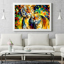 1000pcs DIY Oil Painting Tiger Puzzle Educational Assembling Jigsaw Toys A