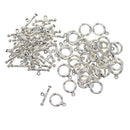 50x Necklace Bracelets Design And Repair Findings OT Toggles Clasp DIY Craft